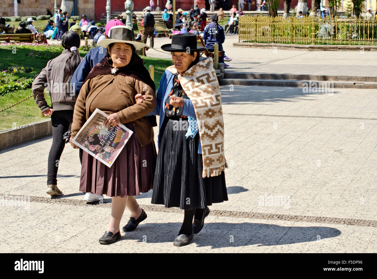 Huancavelica street ,Andes, Peru Stock Photo