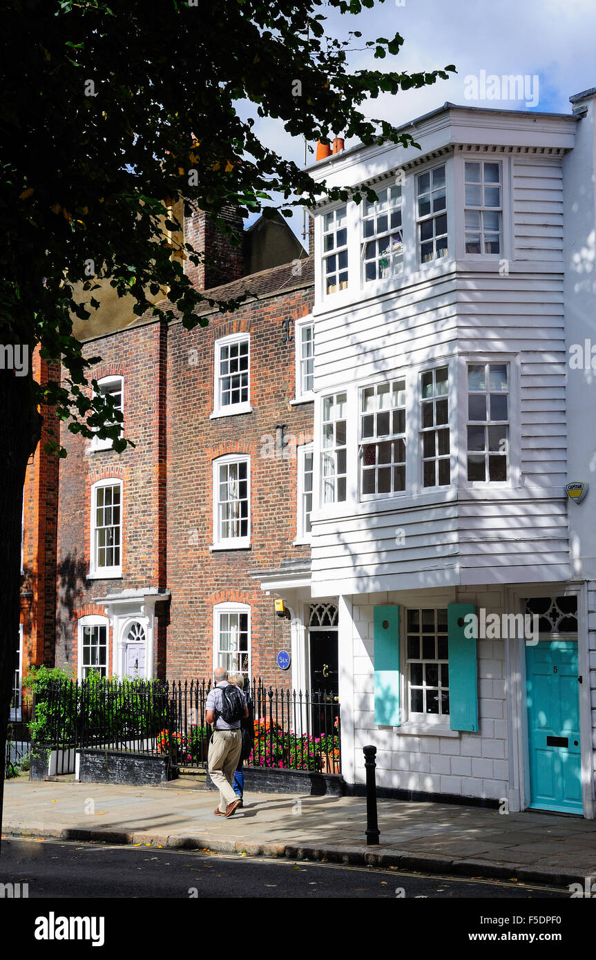 Period houses, Church Row, Hampstead, London Borough of Camden, Greater