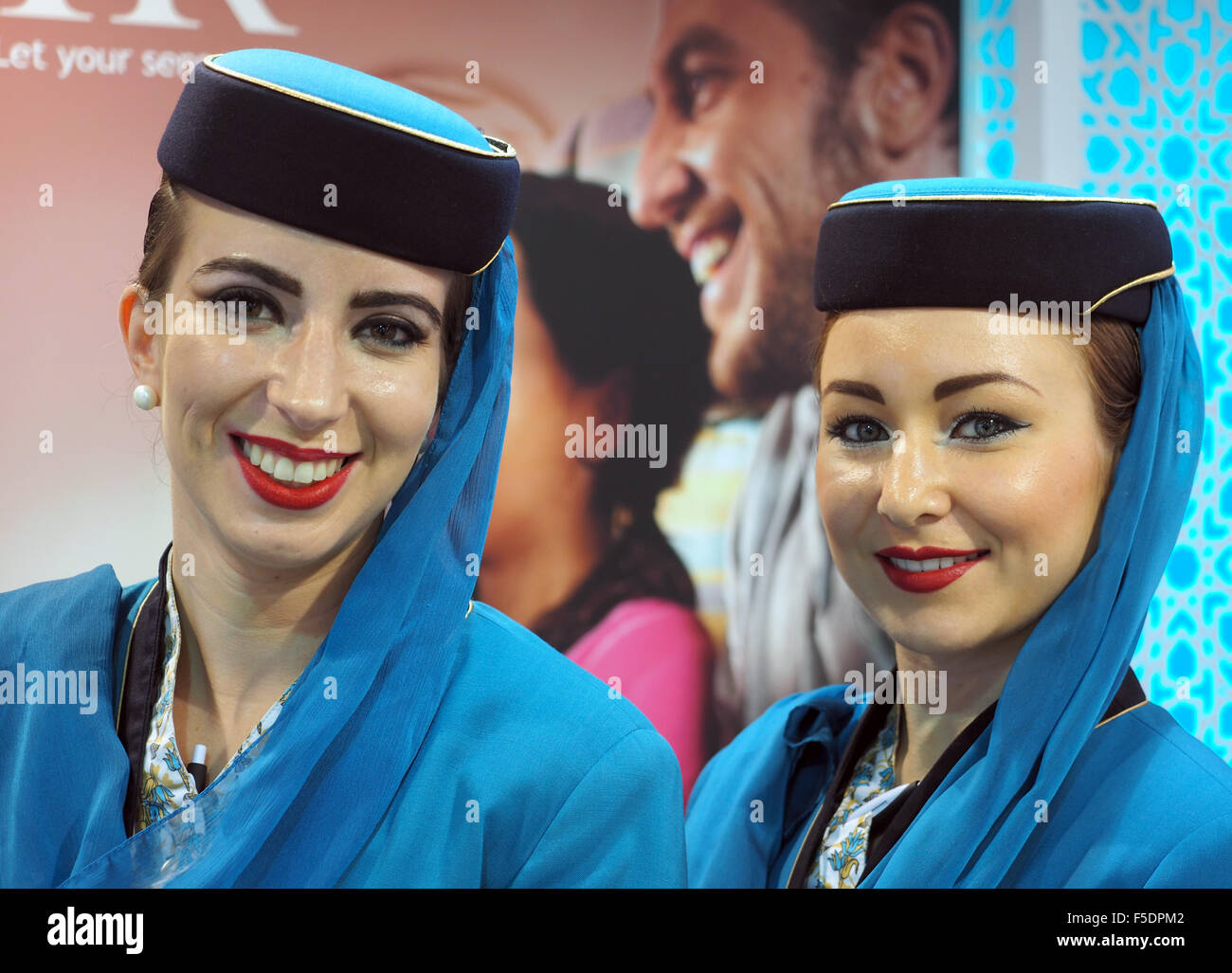 Oman air cabin crew hi-res stock photography and images - Alamy
