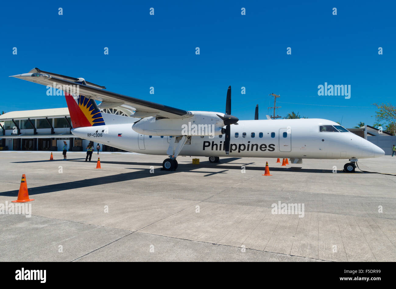 MANILA, PHILIPPINES MAY 13, 2015 Propeller jet of Philippine