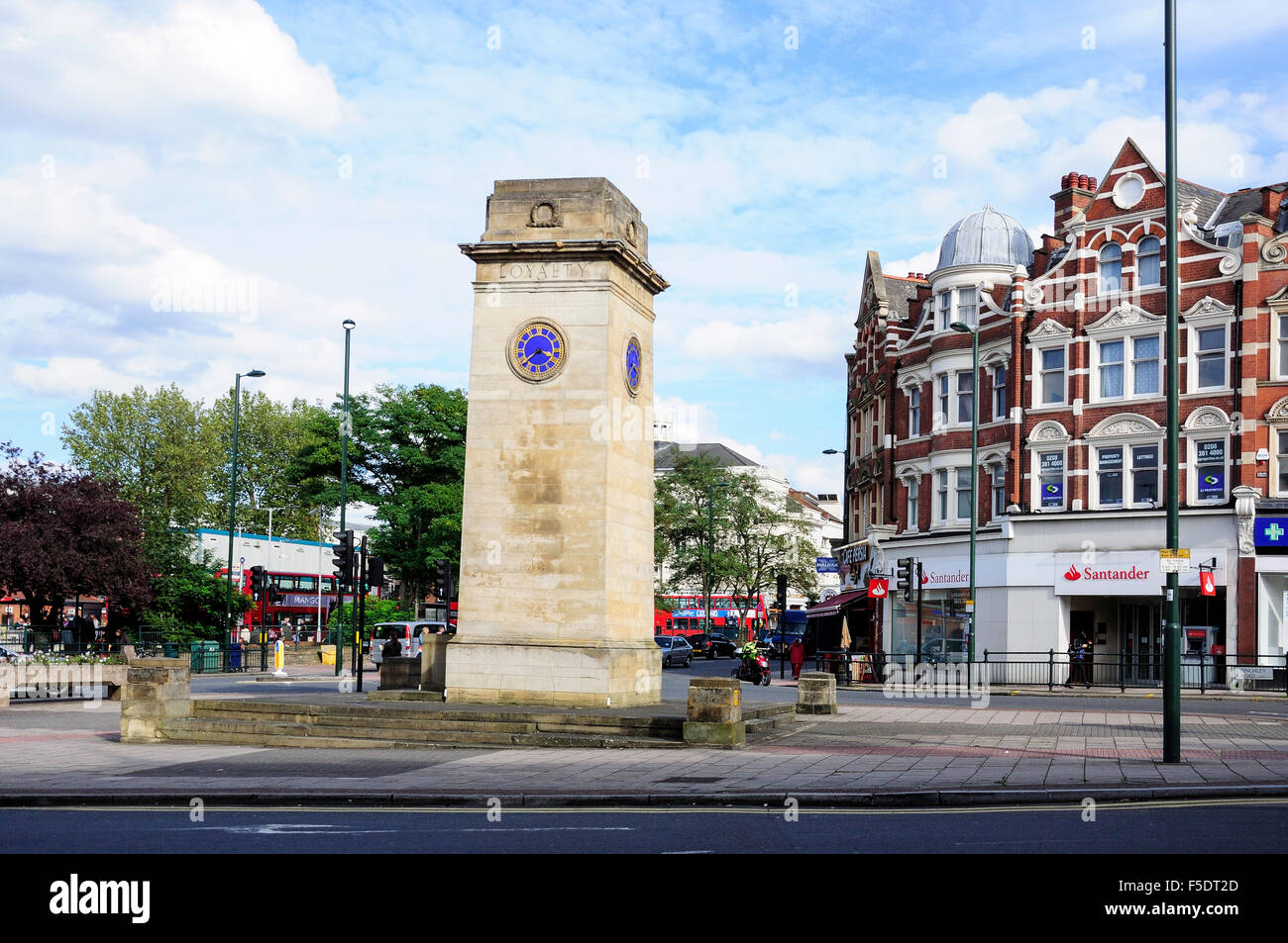 Clock Tower, Golders Green, London Borough of Greater London, England, United Kingdom