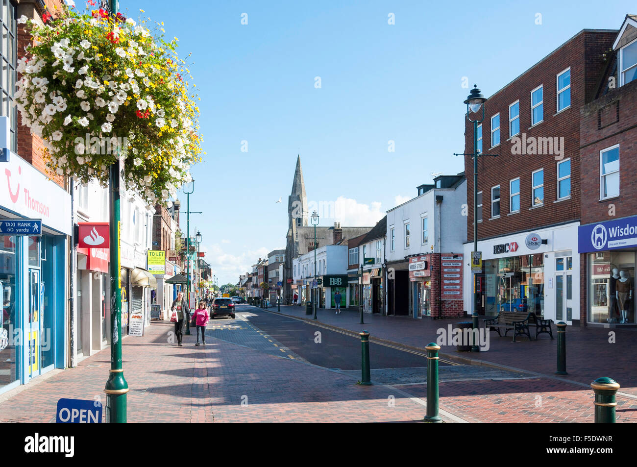 Sittingbourne High Street, Sittingbourne, Kent, England, United Stock ...