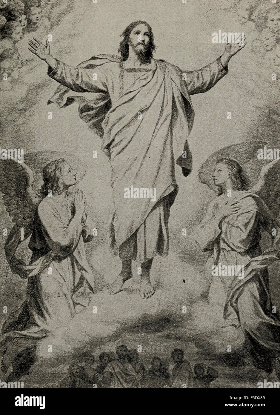 The Ascension of Jesus Christ Stock Photo