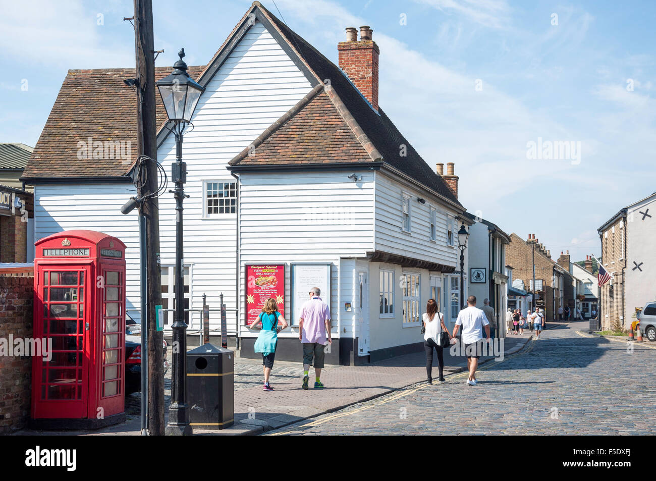 Cobbled High Street, Old Leigh, LeighonSea, Essex, England, United