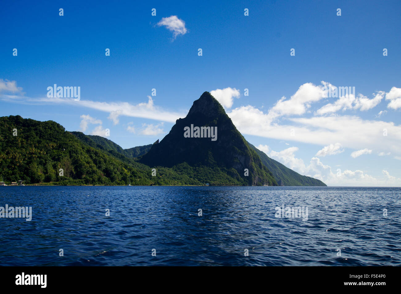 The Pitons, Saint Lucia Stock Photo Alamy