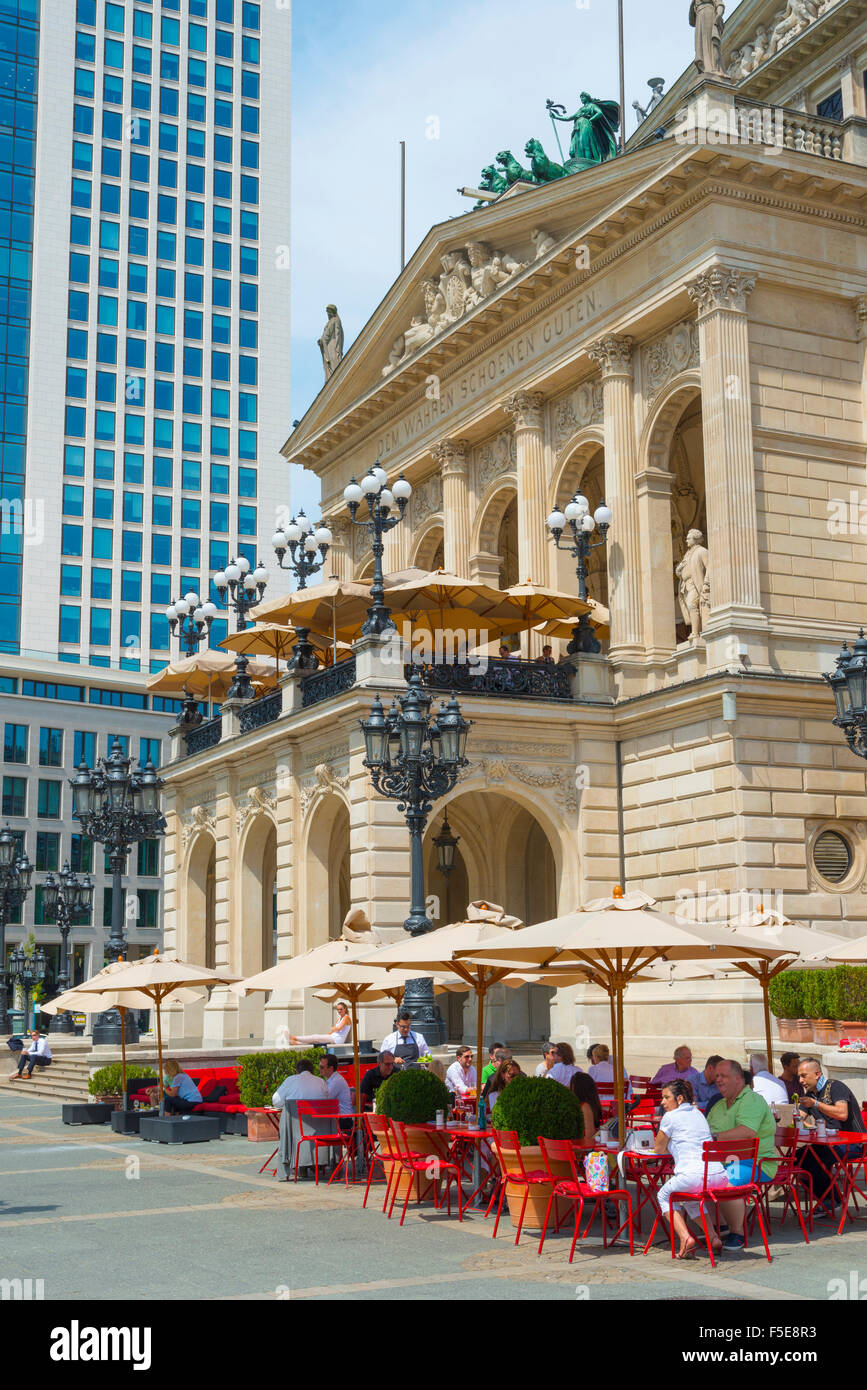 Alte Oper (Old Opera House), Frankfurt am Main, Hesse, Germany, Europe Stock Photo