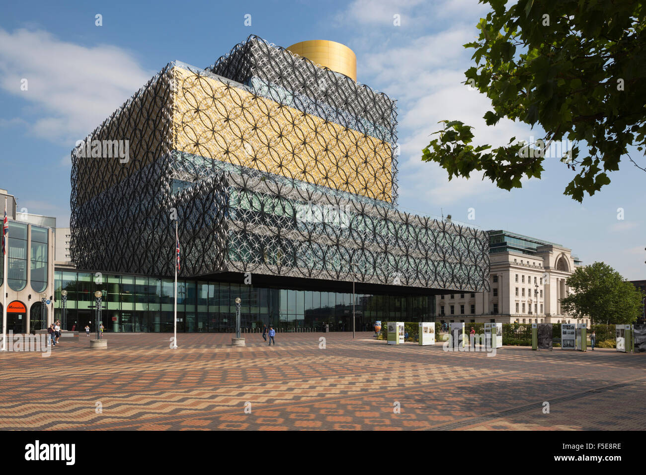 The Library of Birmingham, Centenary Square, Birmingham, West Midlands, England, United Kingdom, Europe Stock Photo