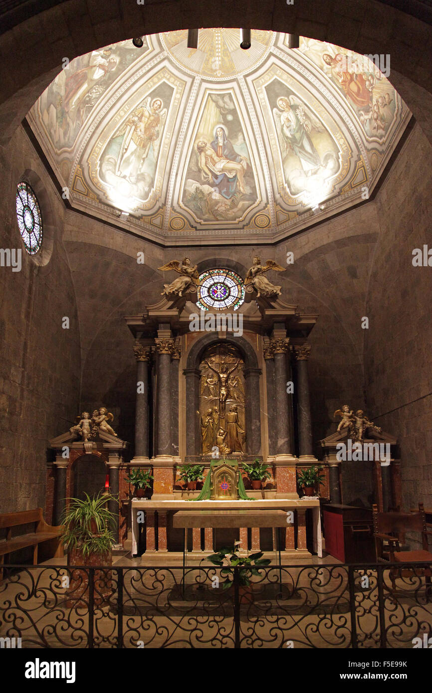 Parish church of St. Peter Figueres Spain Stock Photo