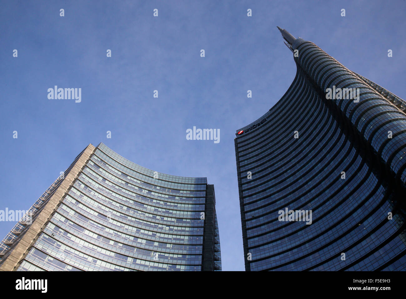 Buildings near Porta Nuova, Milan, Lombardy, Italy, Europe Stock Photo