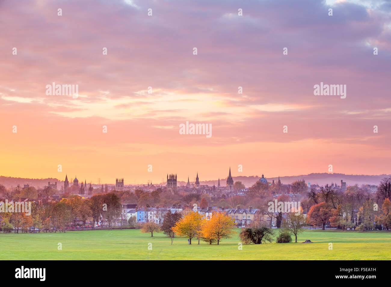 Oxford from South Park, Oxford, Oxfordshire, England, United Kingdom, Europe Stock Photo