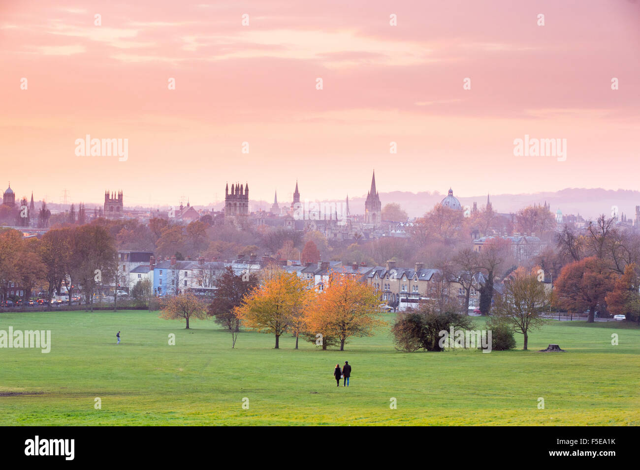 Oxford from South Park, Oxford, Oxfordshire, England, United Kingdom, Europe Stock Photo