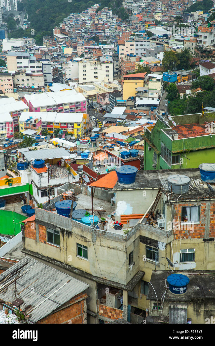 Rocinha Favela Rio De Janeiro Brazil South America Stock Photo Alamy