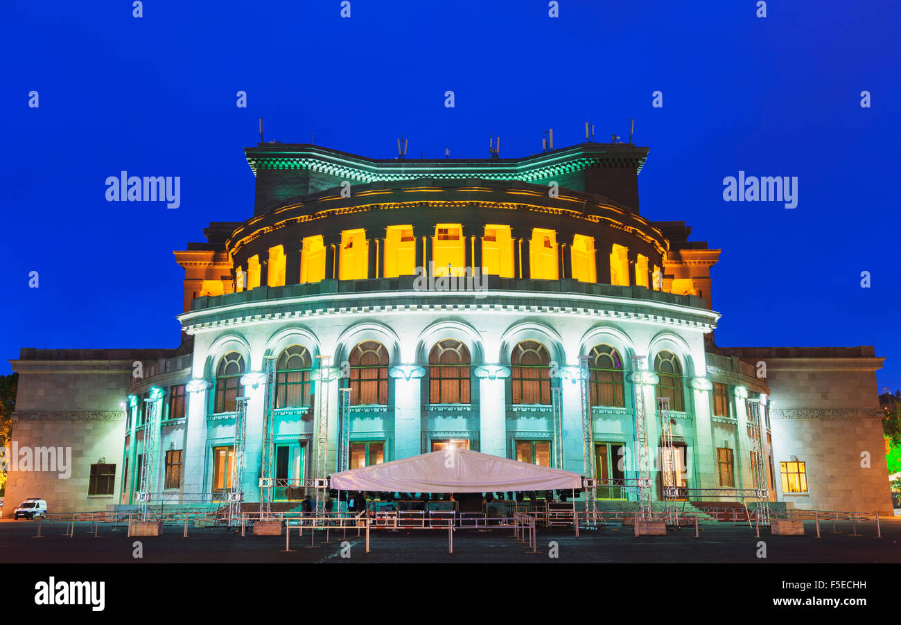 Opera House, Yerevan, Armenia, Caucasus, Central Asia, Asia Stock Photo