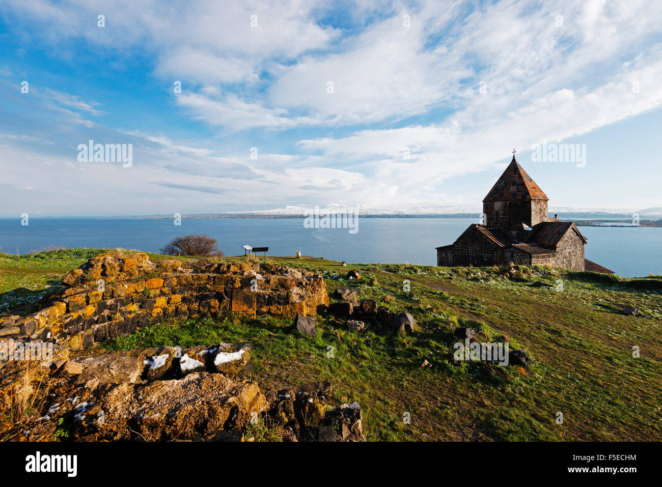 Sevanavank Monastery, Lake Sevan, Gegharkunik province, Armenia, Caucasus, Central Asia, Asia Stock Photo