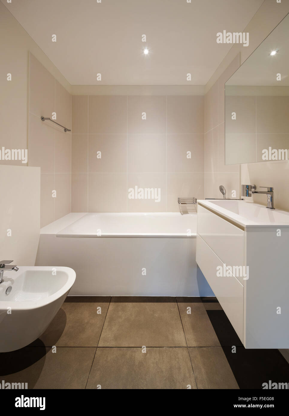 interior of new apartment, modern bathroom Stock Photo - Alamy