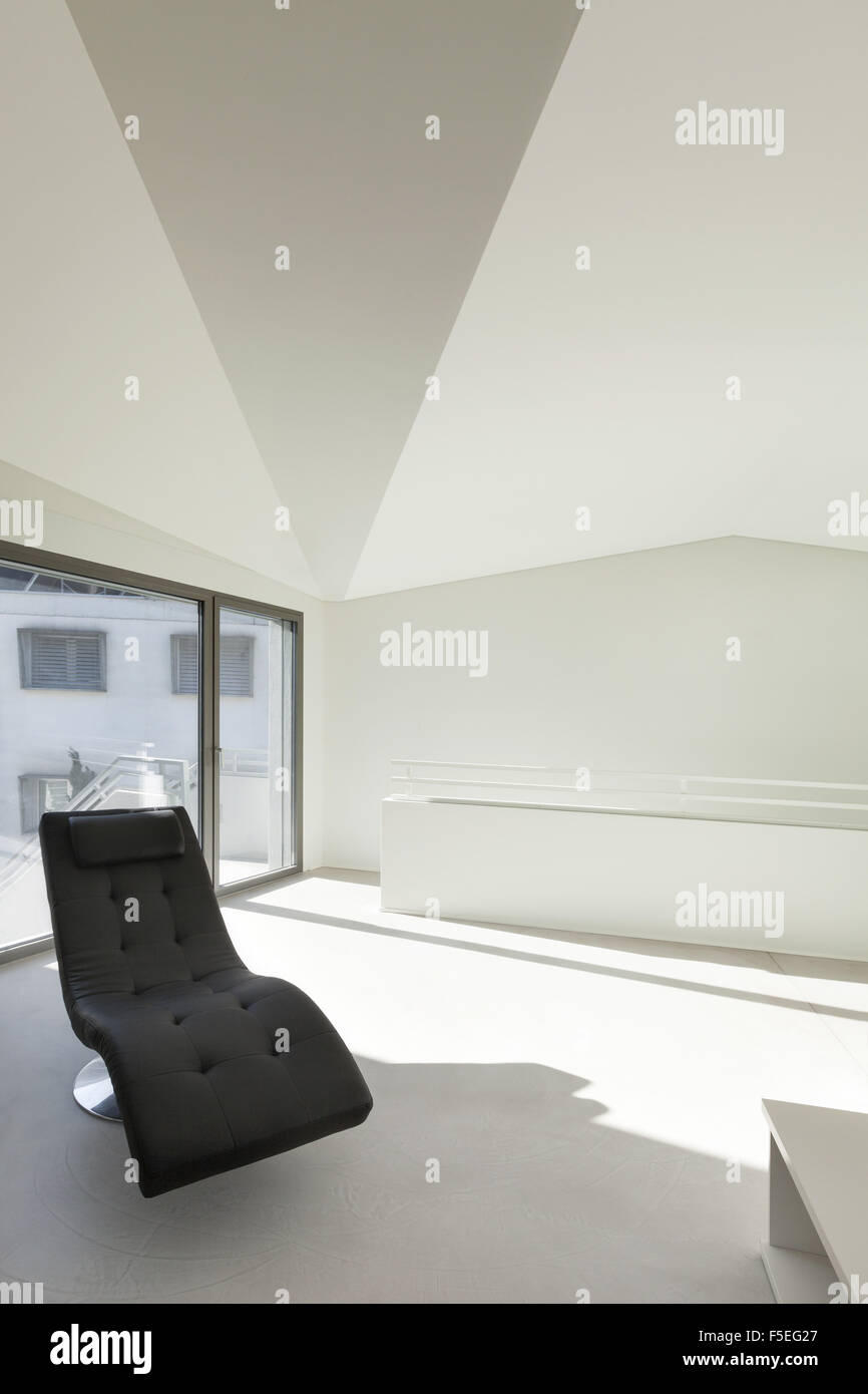 Architecture, interior of a modern house, white walls Stock Photo Alamy