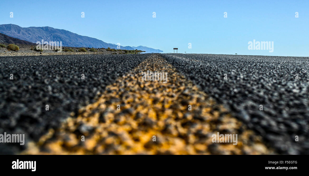 Death valley road, California, United States Stock Photo