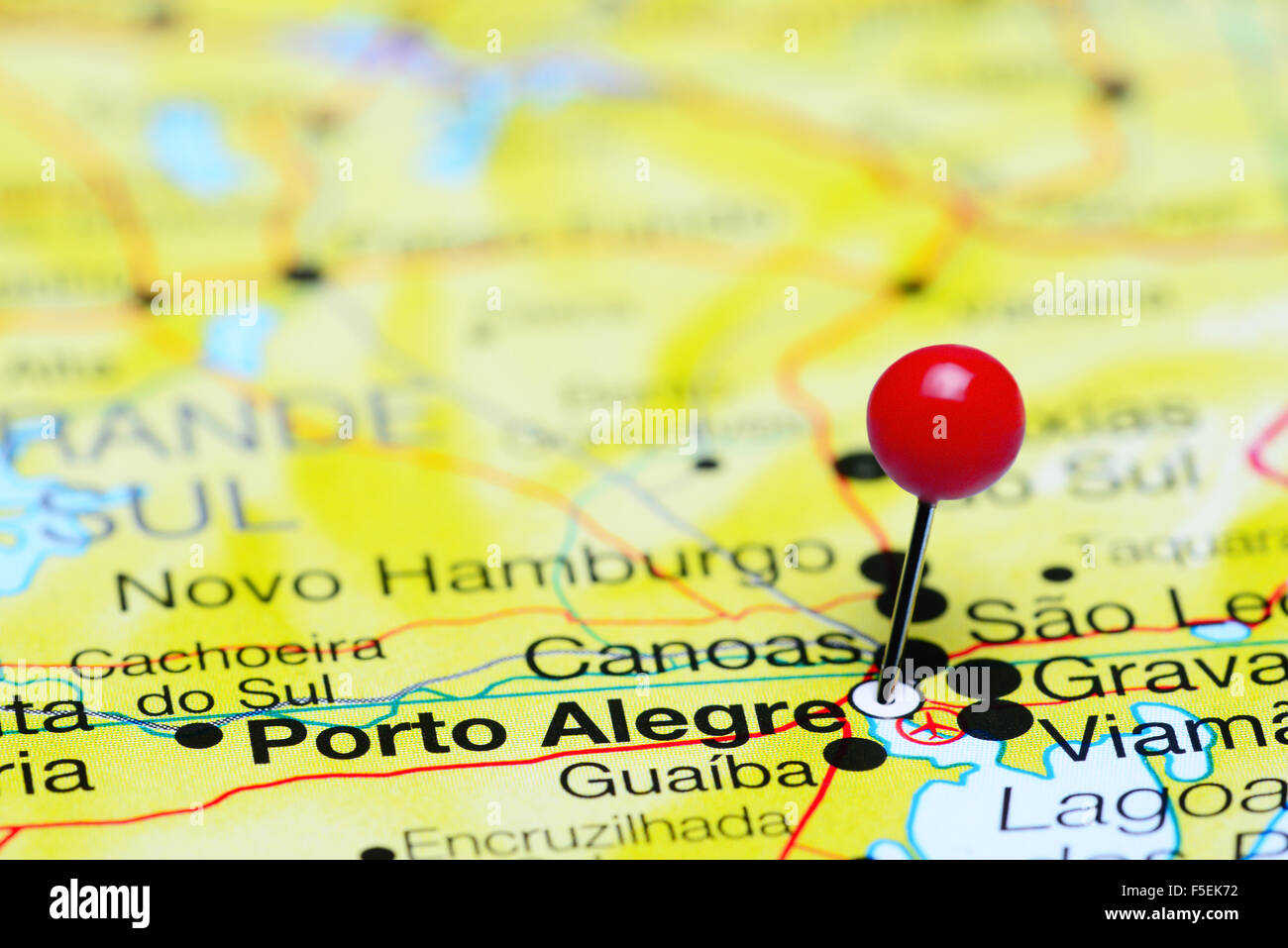 Geographic map of Brasil with Porto Alegre city Stock Photo - Alamy