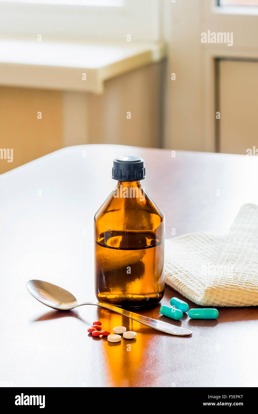 Cough syrup bottle hires stock photography and images Alamy