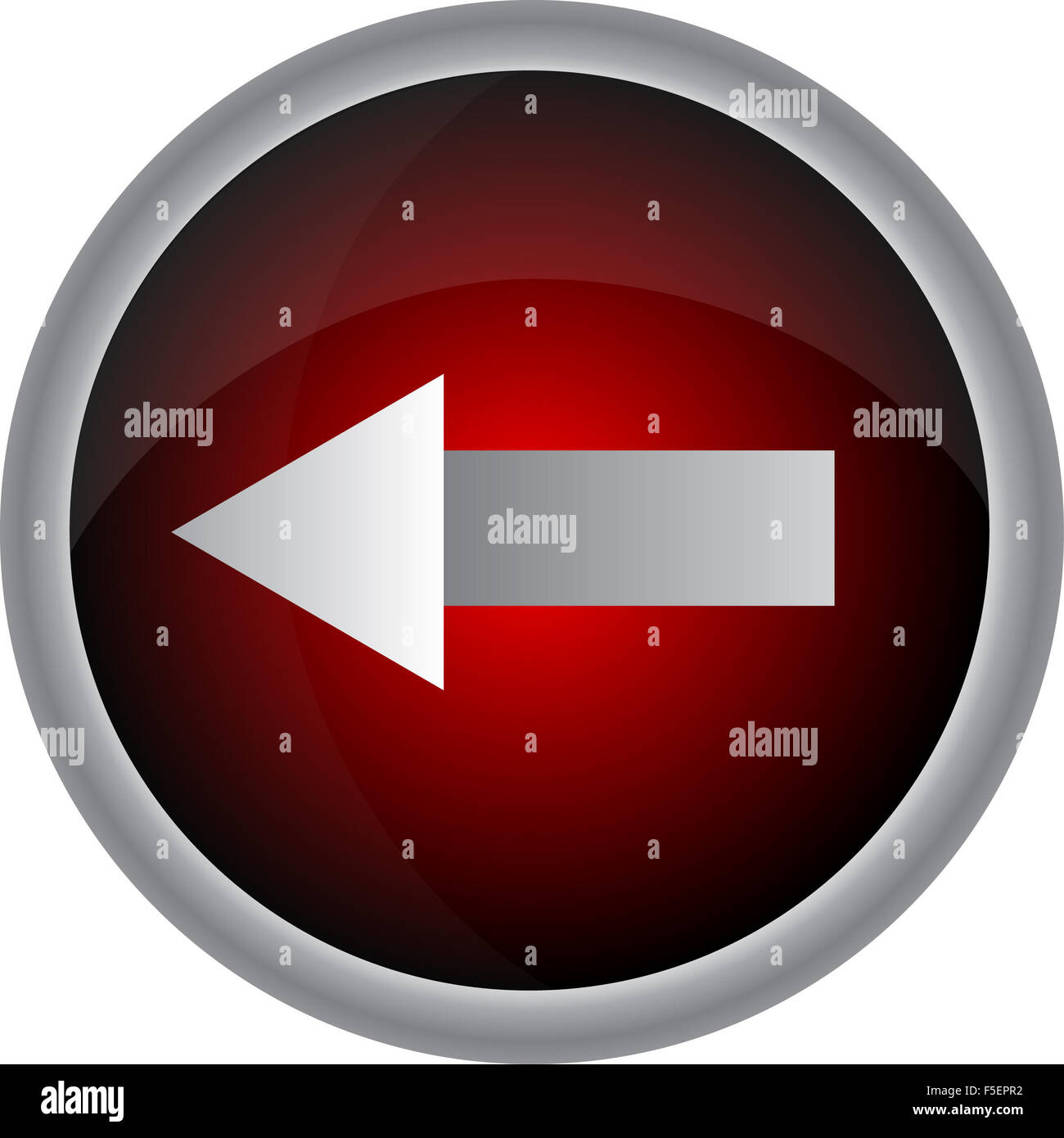 Arrow sign. Vector icon Stock Photo - Alamy