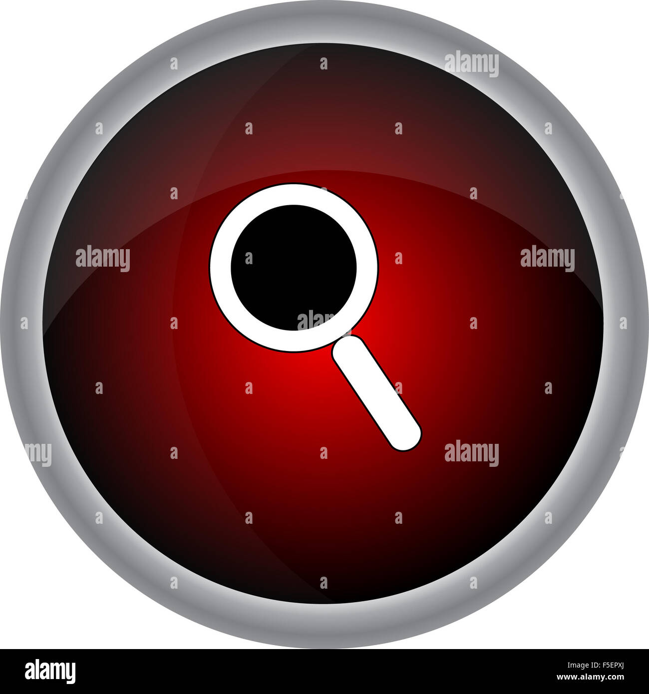 Magnifier icon hi-res stock photography and images - Alamy