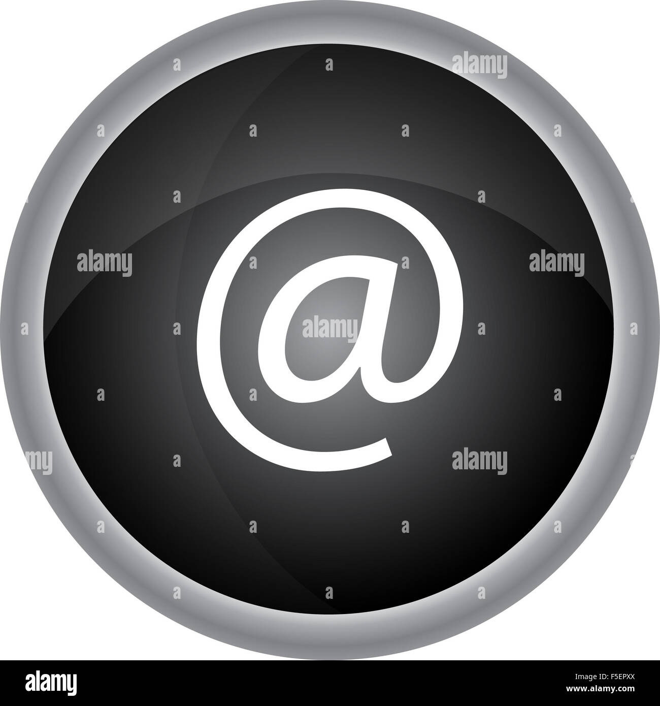 Modern communication signs and icons in Flat Design with on dark ...
