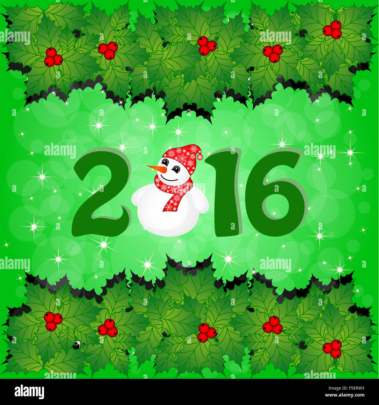 Greeting cards Vector illustration the idea for the Christmas banner