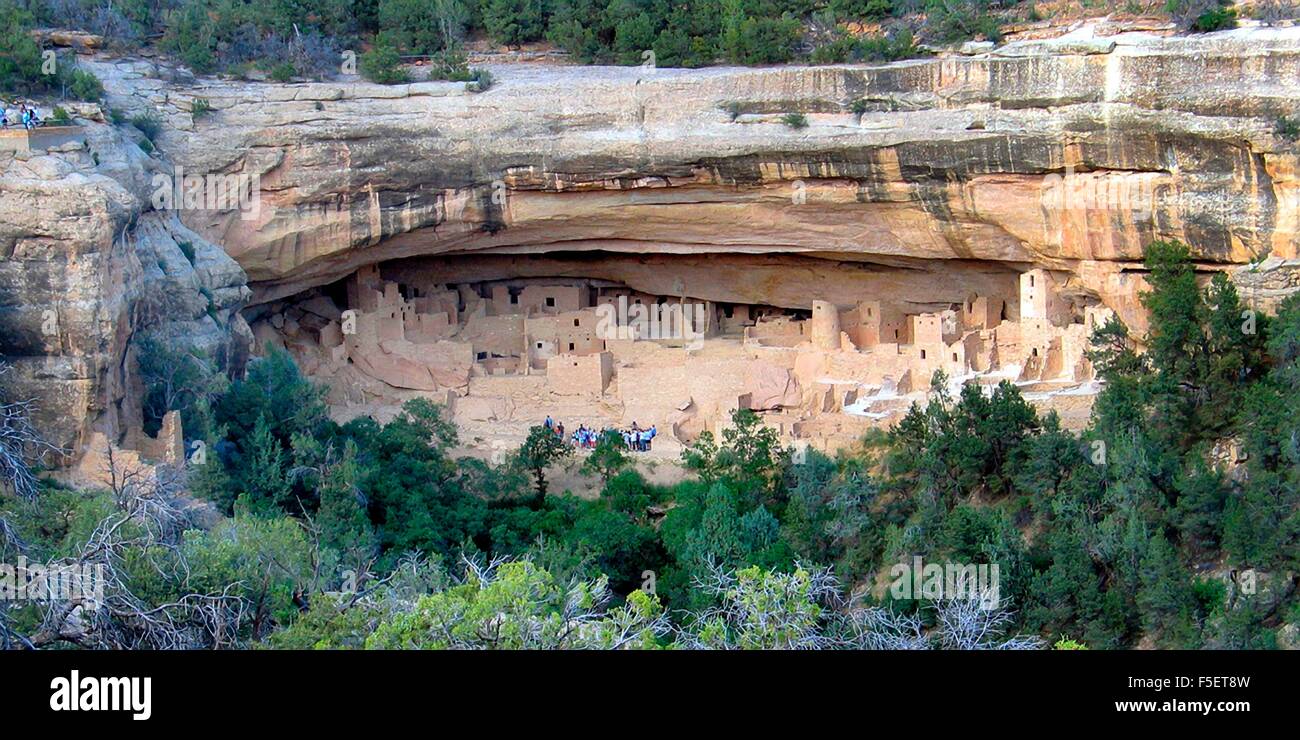 Cliff Palace dwellings built by Ancestral Pueblo Native Americans part 