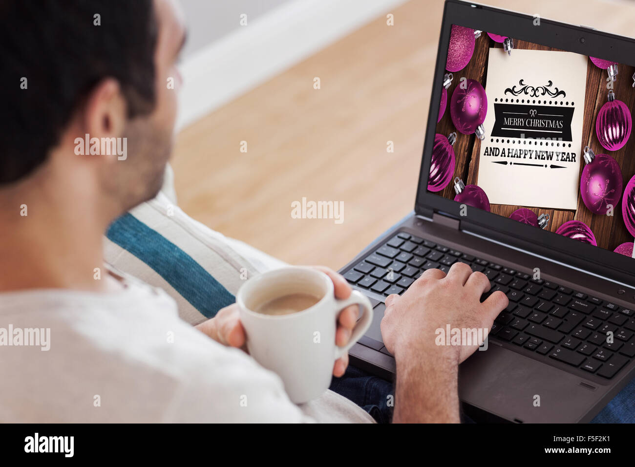 Laptop college typing man hi-res stock photography and images - Alamy