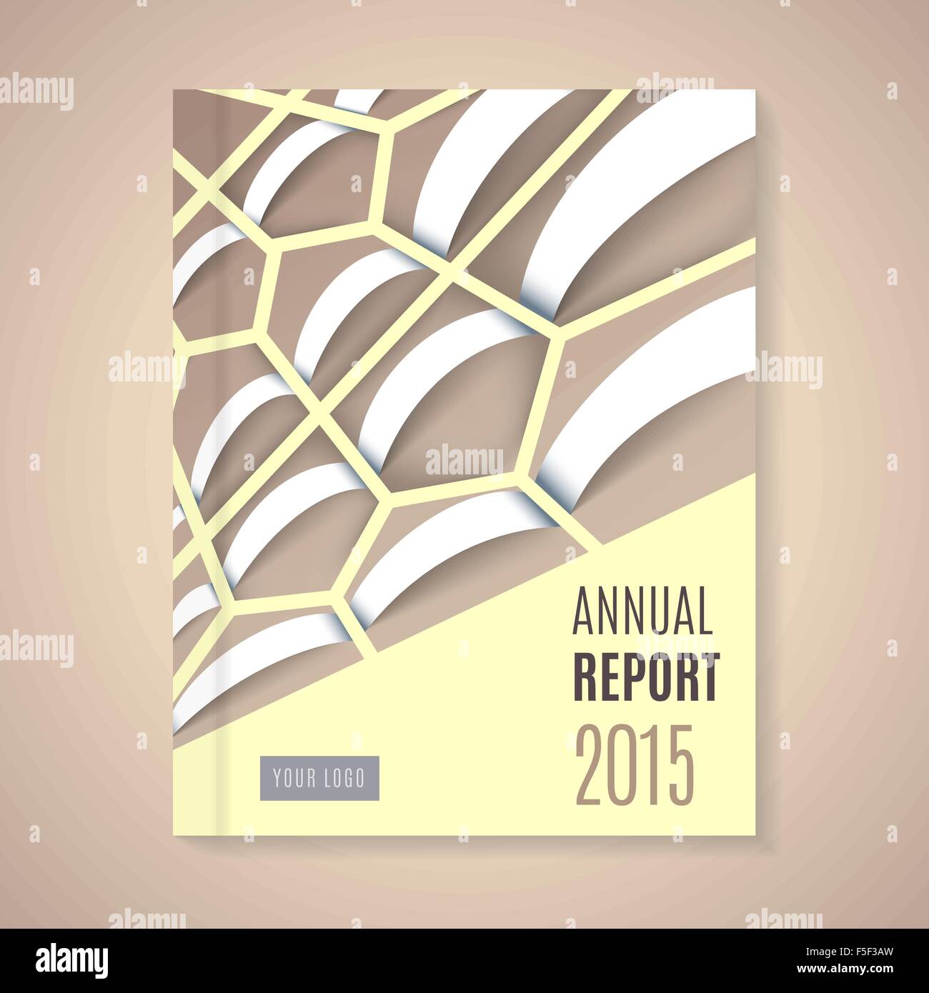 Annual Report Cover vector illustration Stock Vector Image & Art Alamy