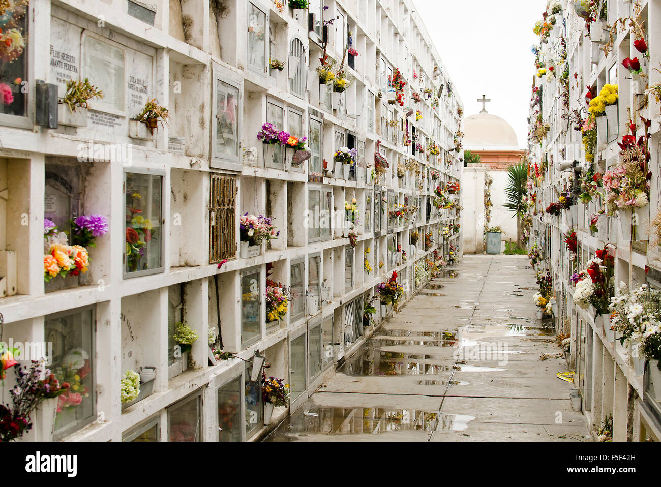 Lima cemetery Stock Photo