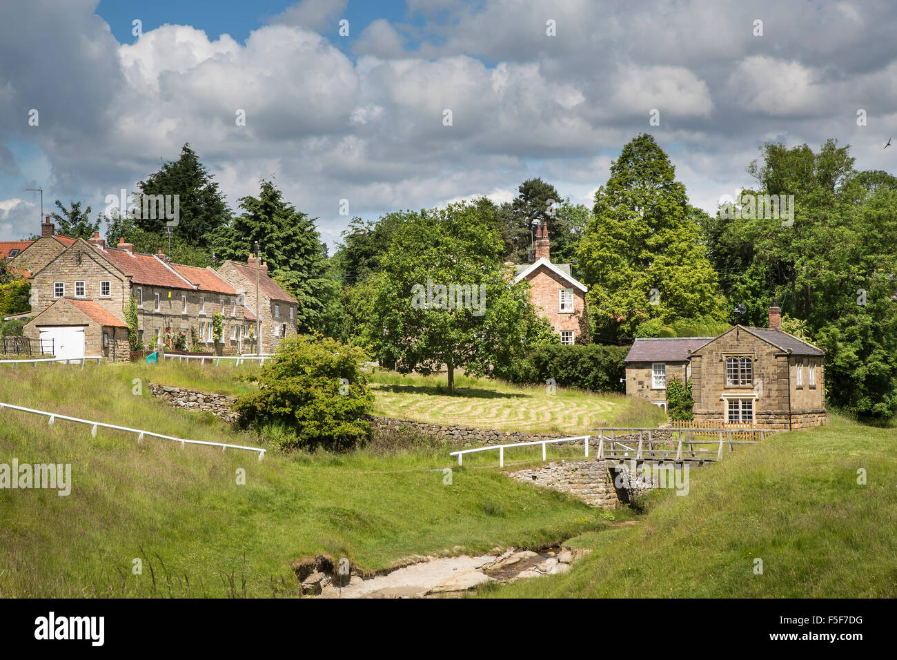 Hutton le Hole Village, North Yorkshire in the North York Moors ...