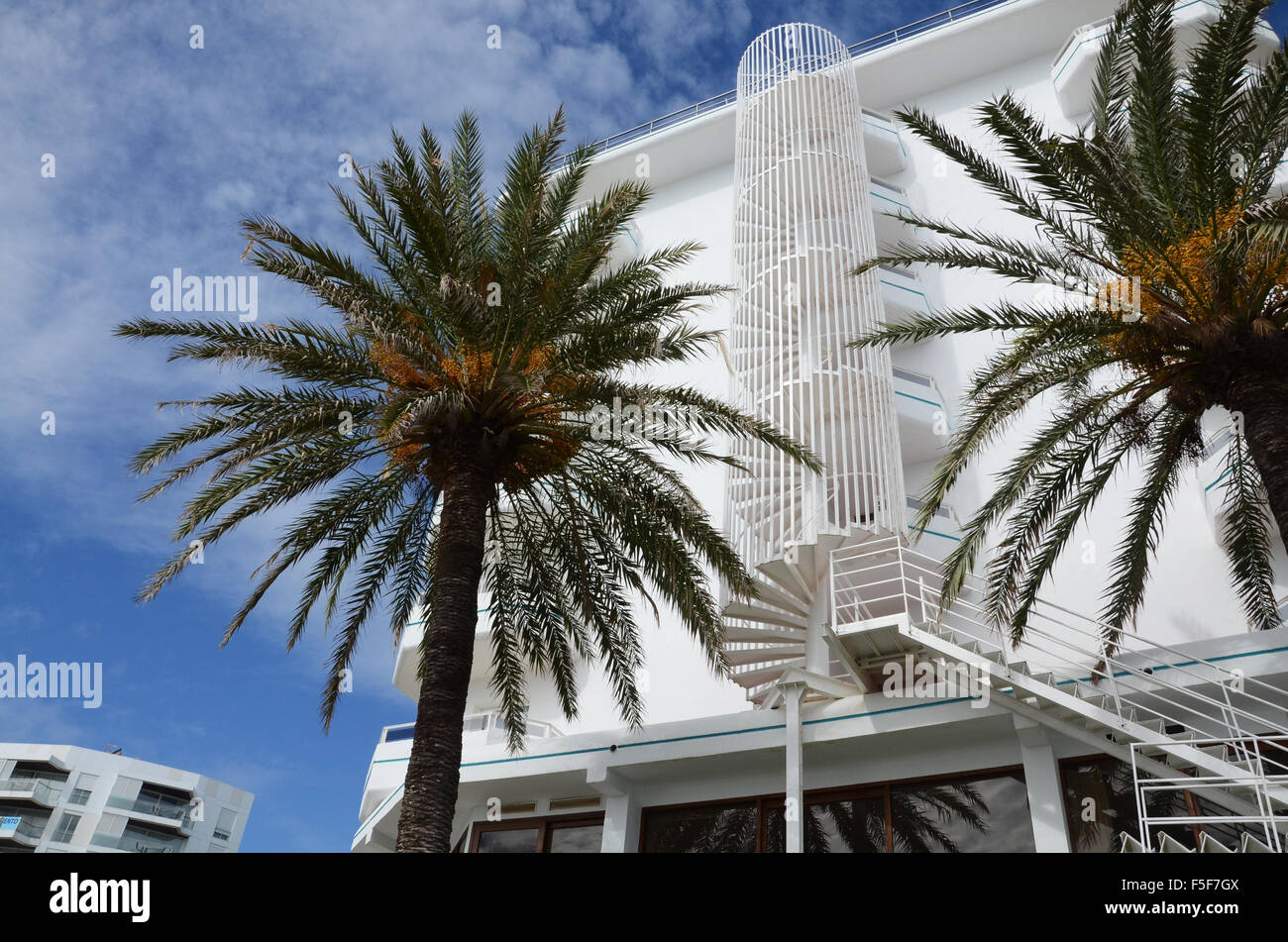 holiday flats, Spain Stock Photo Alamy