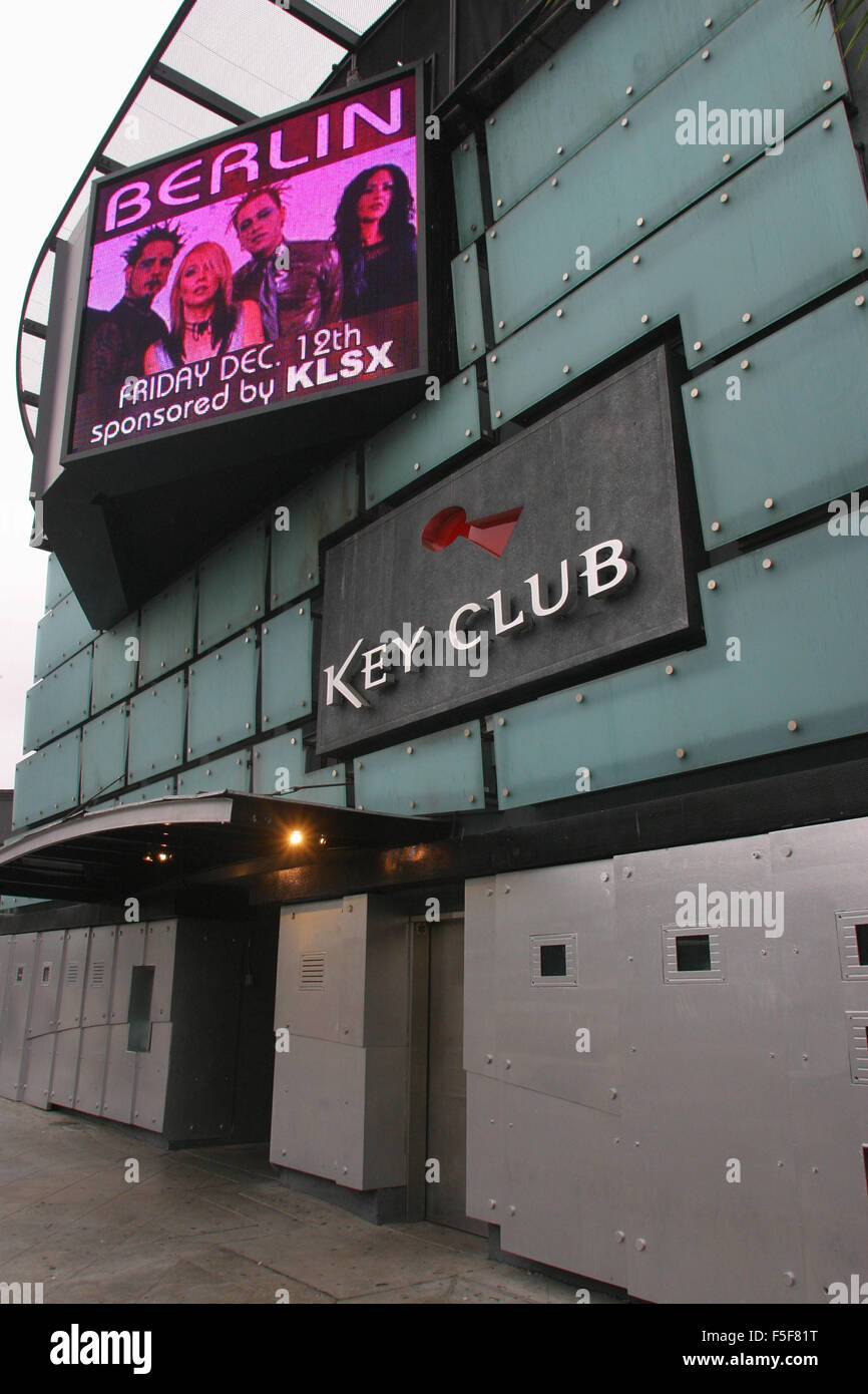 Dec 07, 2003; Hollywood, CA, USA; The Key Club located at 9039 Sunset