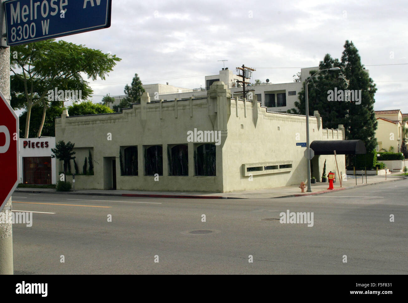 Dec 07, 2003; Hollywood, CA, USA; The Dolce restaurant in West Hollywood, 8284 Melrose Ave. Dolce, the latest venture from Belly Lounge owners Lonnie Moore and Mike Malin ('Big Brother 2'), guarantees such starry clientele by lining up a list of investors: Ashton Kutcher, Wilmer Valderrama and Danny Masterson of 'That '70s Show' head the list, with Dule Hill ('West Wing'), Christopher Masterson ('Malcolm in the Middle') and Simon Rex ('Jack and Jill') all jumping on board. With such a hot crowd built into their business, it's easy to ignore the fact that Mirko Paderno heads the kitchen. (Cre Stock Photo