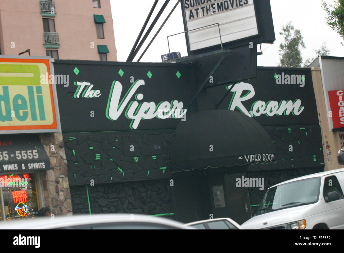 Dec 07, 2003; Hollywood, CA, USA; The Viper Room located in West Hollywood, 8852 Sunset Blvd where many celebs head for a night out. The Viper Room, a rock nightclub in West Hollywood, was already a hot spot with the.young celebrity club crowd months before River Phoenix ('Stand By Me') died. © Ruaridh Stewart/ZUMAPRESS.com/Alamy Live News Stock Photo