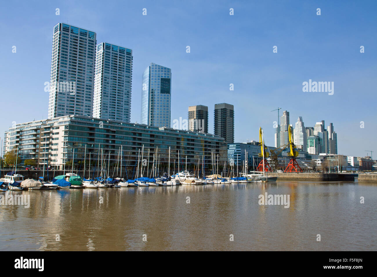 Part of Puerto Madero in Buenos Aires, Argentina Stock Photo