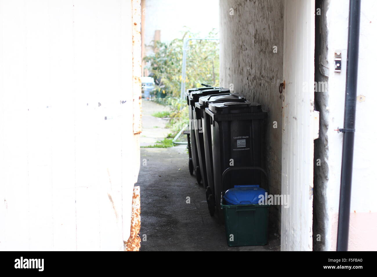 recycle bins UK Stock Photo Alamy