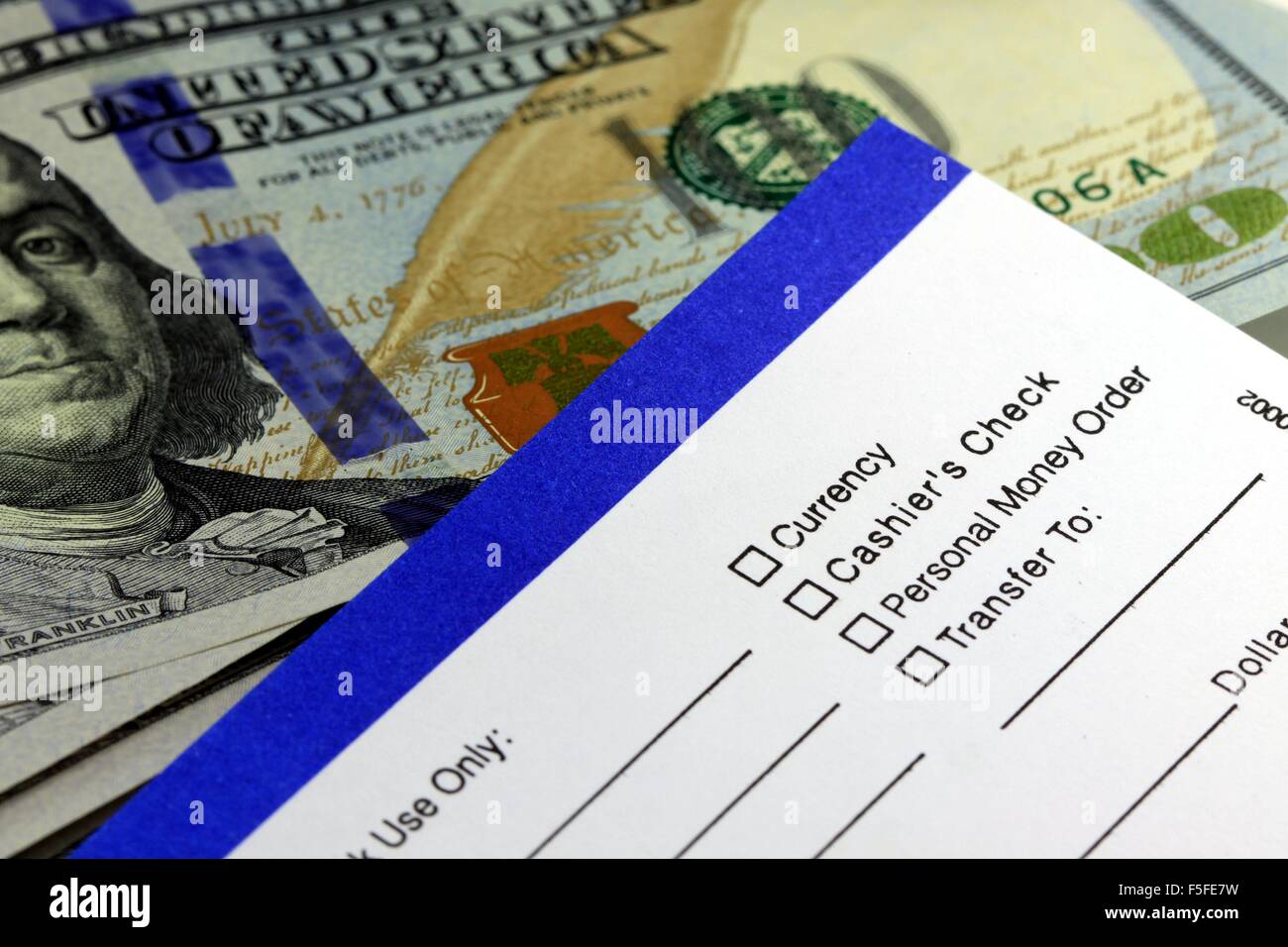 Business banking transfer slip Finance and accounting concept