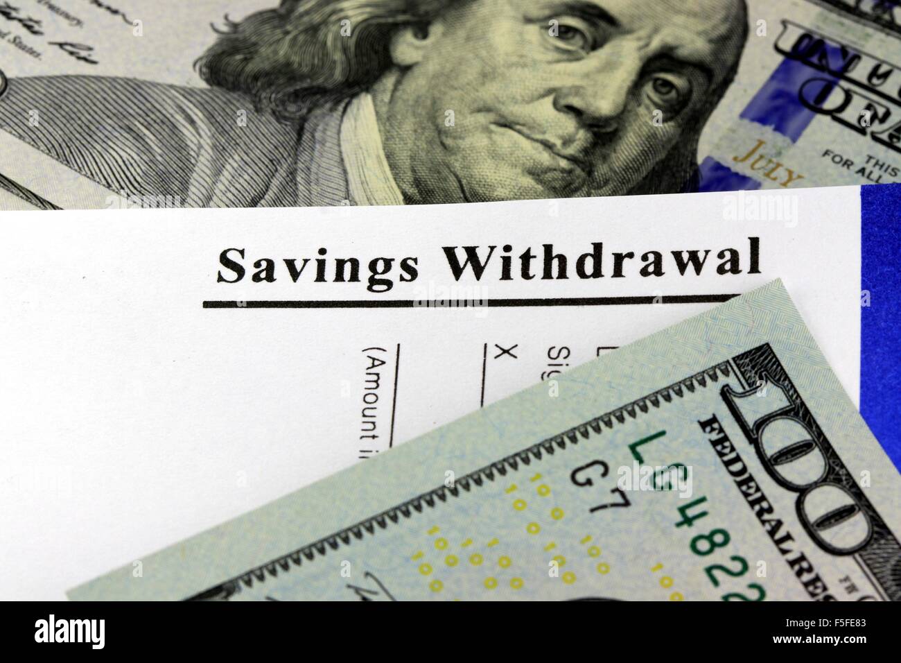 Business banking transfer slip Finance and accounting concept