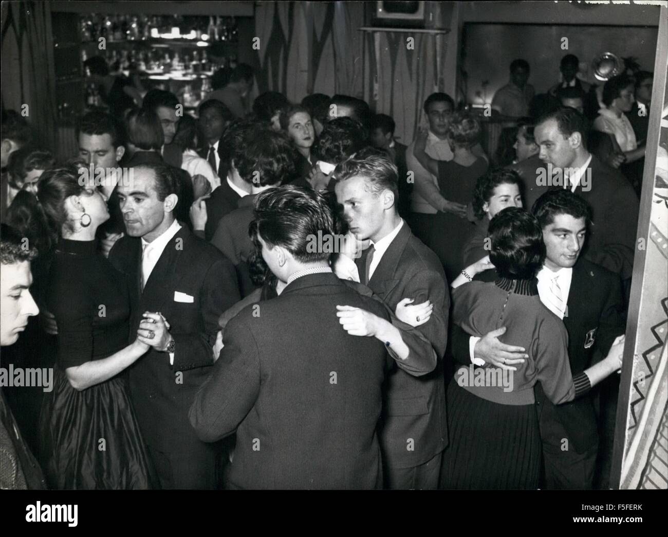 1967 - Mambo Mesmerism In The Club Tahiti In the night club under a chapel, young couple enjoy themselves like this - performing the strong rhythmic dance of South American and Spanish origin. © Keystone Pictures USA/ZUMAPRESS.com/Alamy Live News Stock Photo