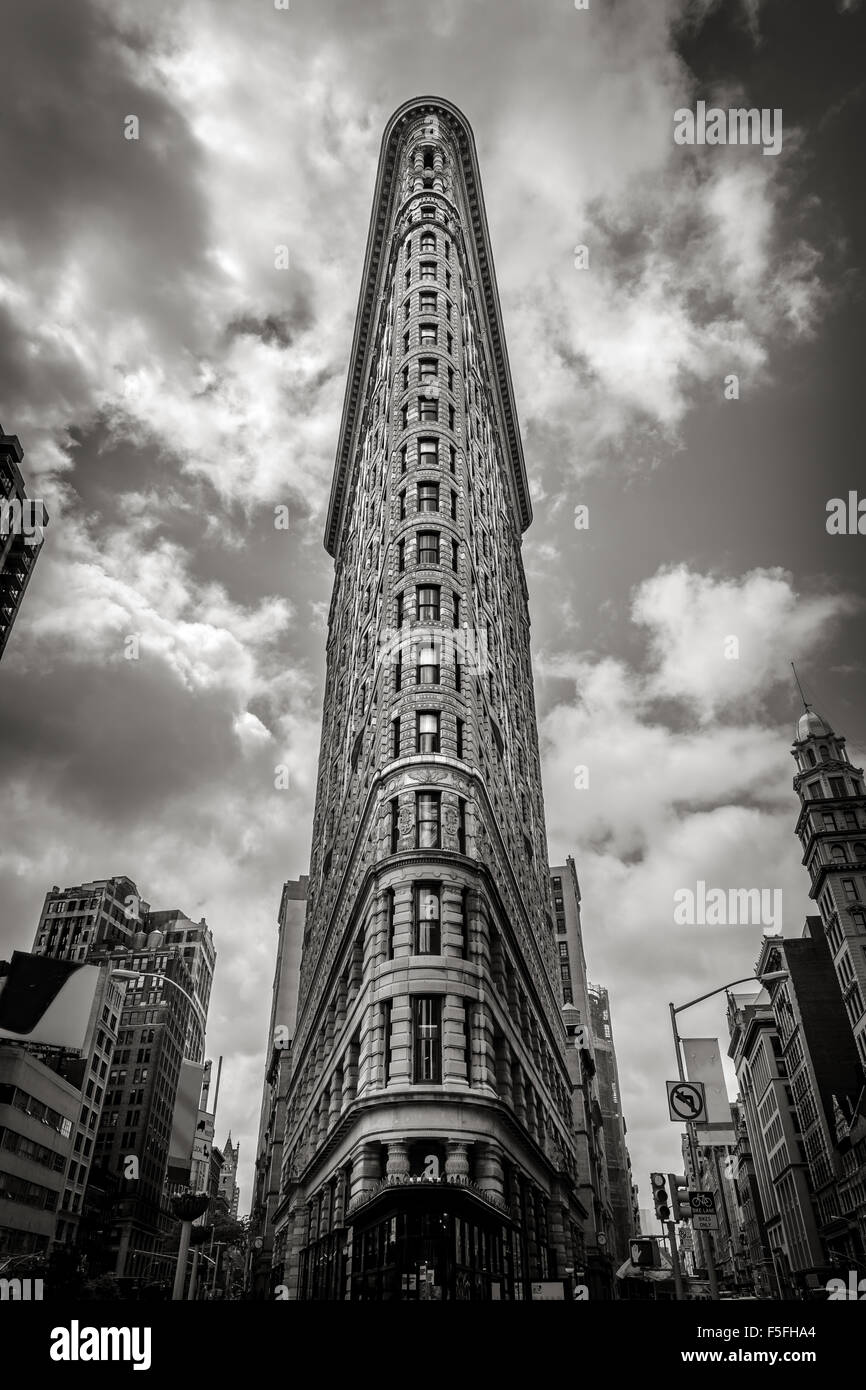 Vertical New York: the Flatiron building. One of the first