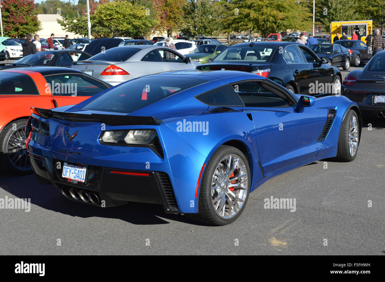 Maxton Design Set of Splitters Chevrolet Corvette Stingray C7 CH-CO-C7-SET  - OPSHOLDERS, image size:1300x954