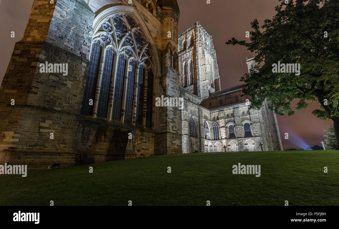 Durham cathedral at night hi-res stock photography and images - Alamy