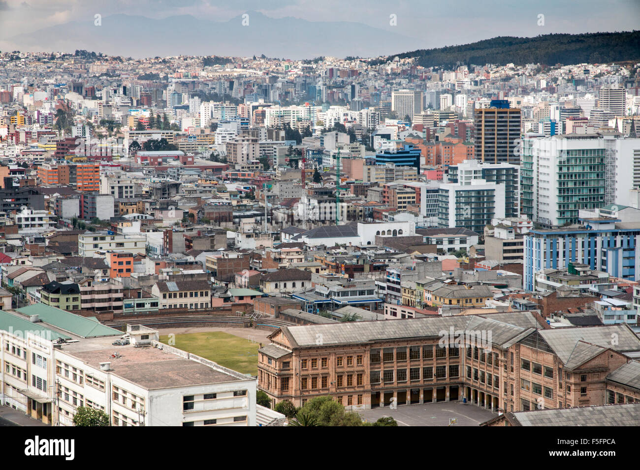 At an elevation of 2,850 metres (9,350 ft) above sea level, Quito is