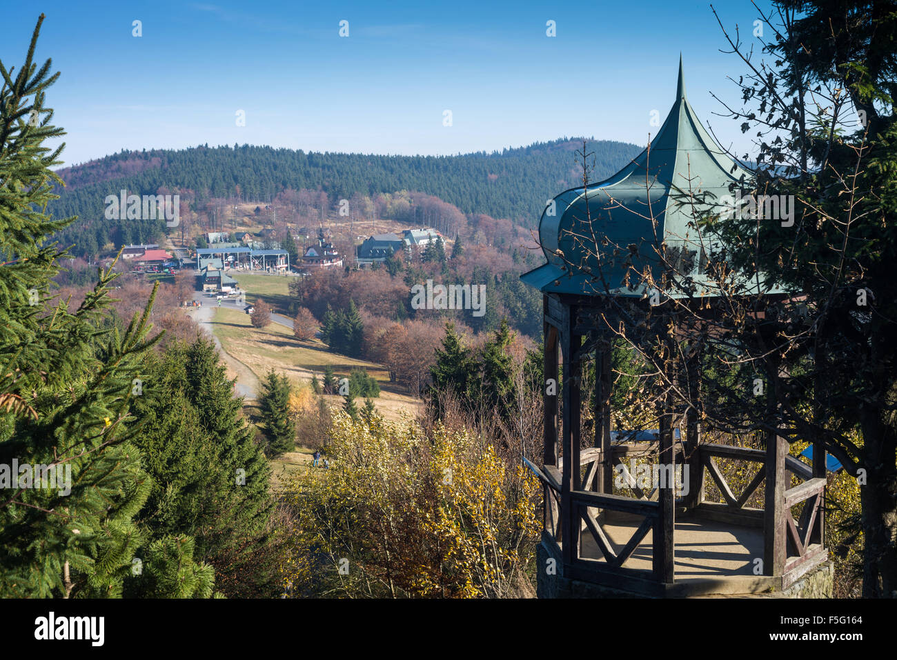 Pustevny, Beskydy Mountains, Moravia, Czech Republic, Europe Stock