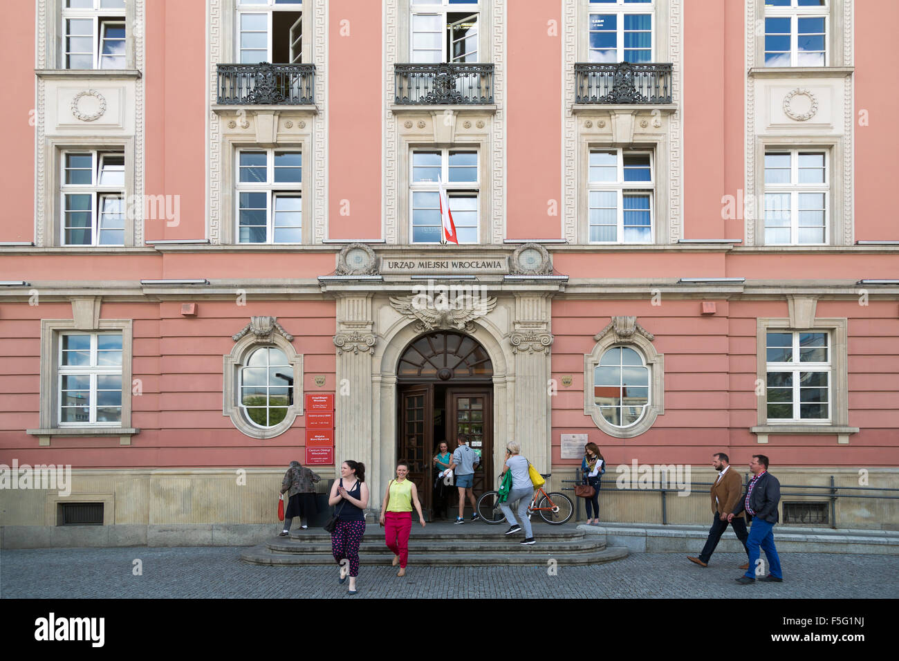Wroclaw, Poland, Wroclaw Town Hall Stock Photo