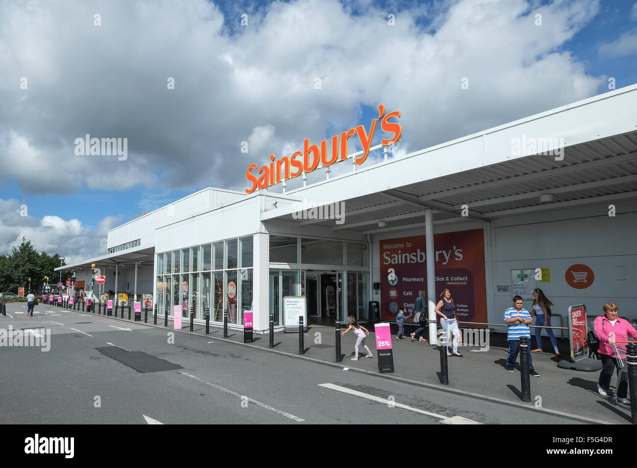 Sainsbury's Store Bamber Bridge Stock Photo Alamy