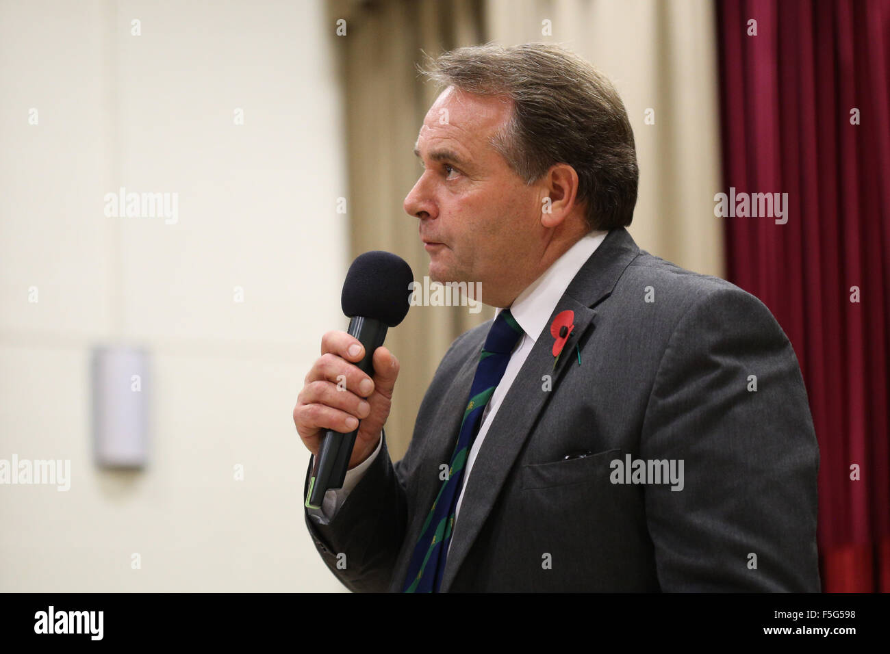 Neil Parish, Member of Parliament for Tiverton and Honiton and chairman of the House of Commons Environment, Food and Rural Affa Stock Photo