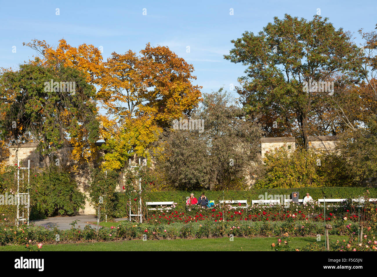 park, Mount Petřín, Prague, Czech Republic Stock Photo